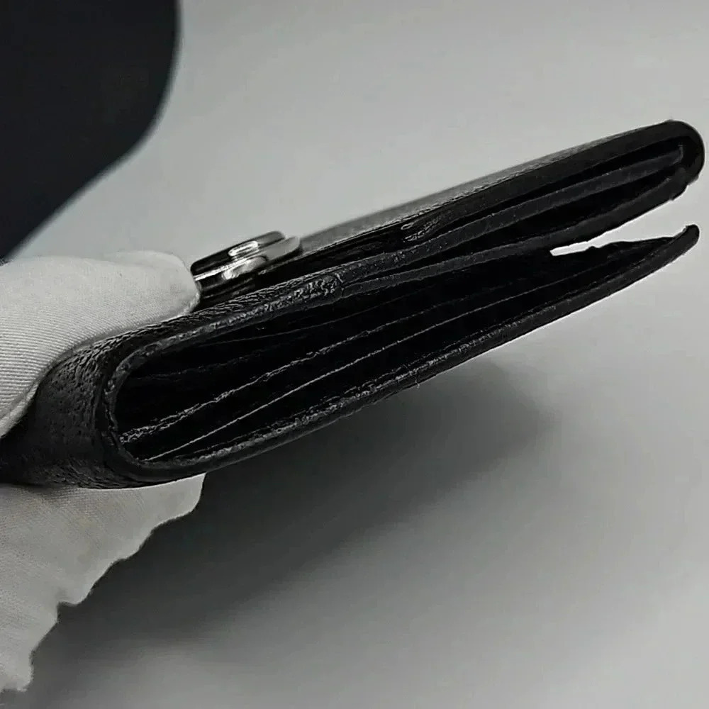 Gucci Black Leather wallet with coin pouch with dust bag - Picture 8 of 10